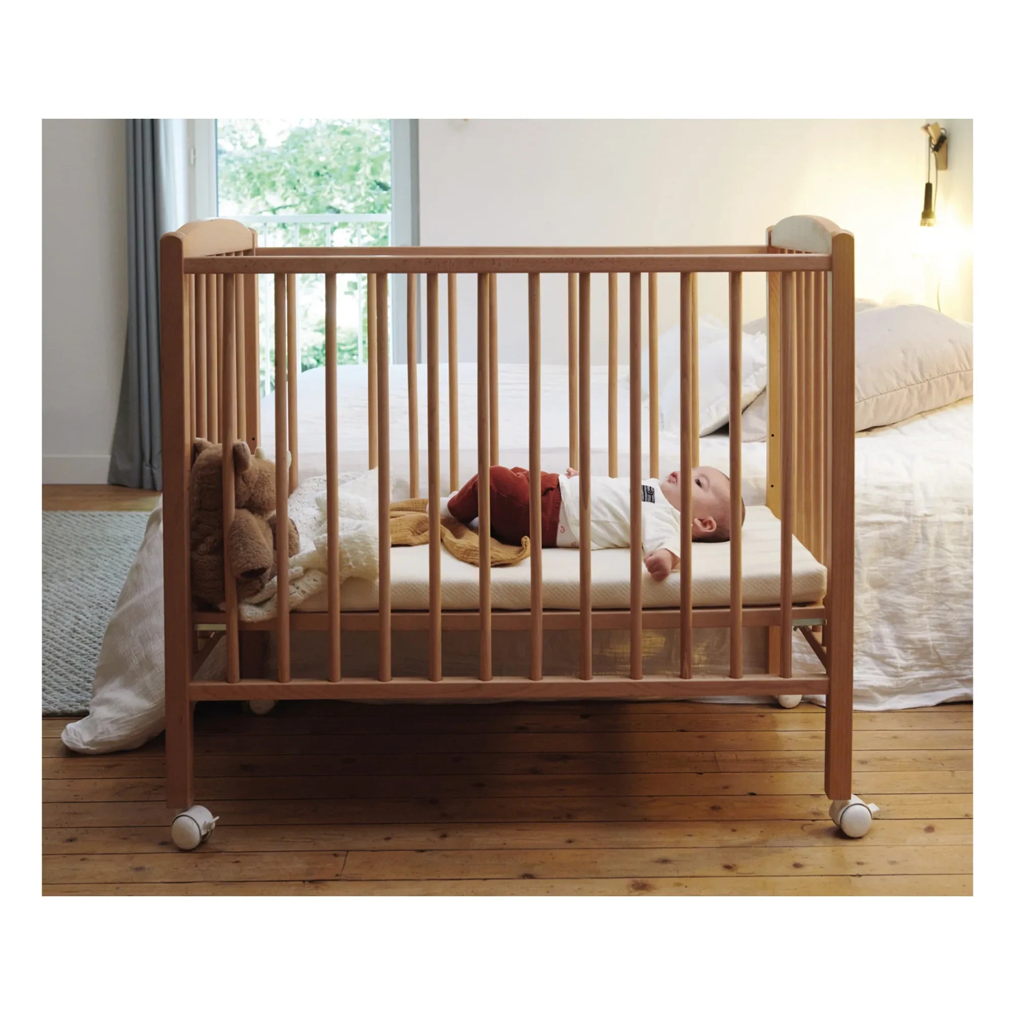 Candide - Organic Cotton Quilted Mattress for Co-Sleeping Cribs
