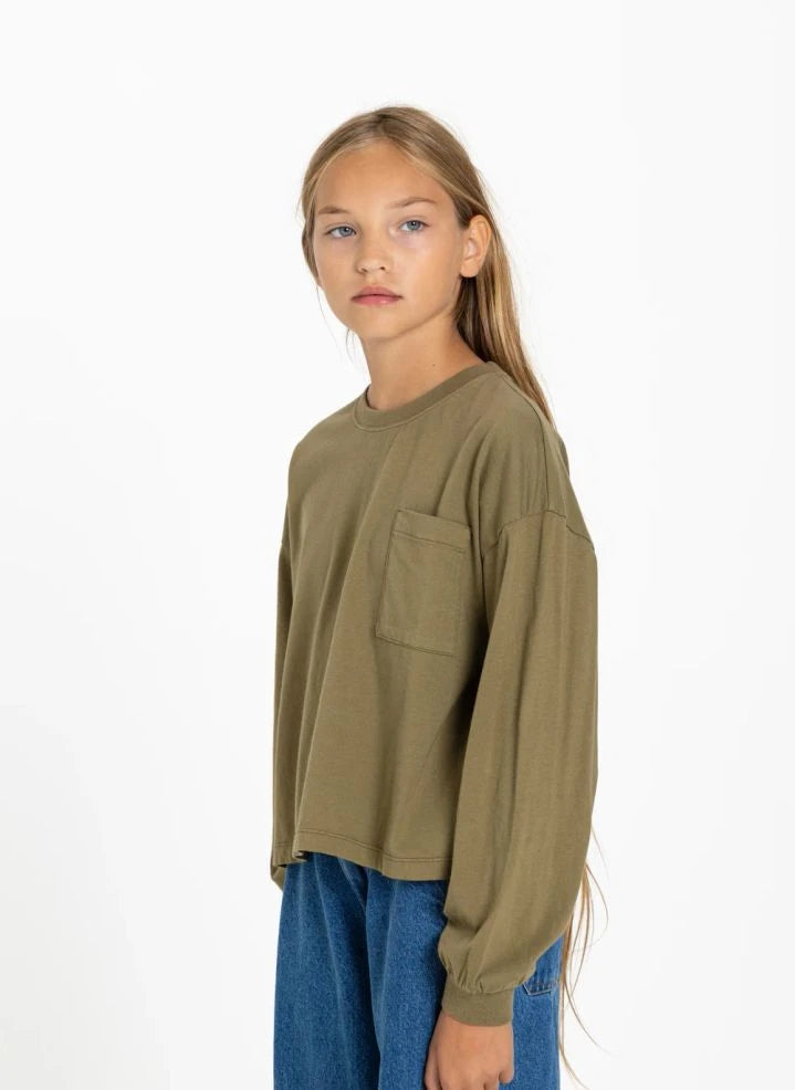 Smallable Kid - Bloomy Sweatshirt | Haki