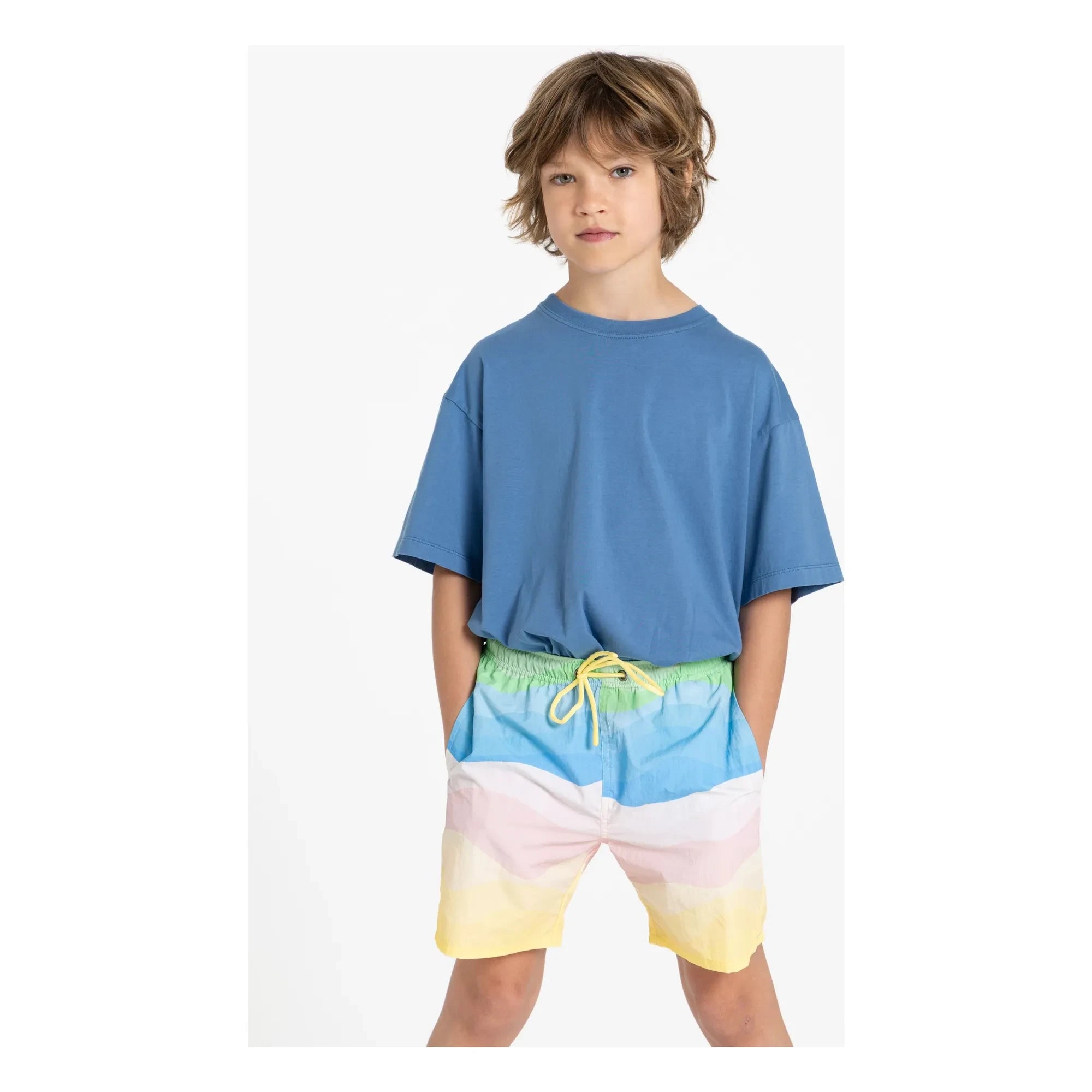 Hundred Pieces - Wave Swim Shorts | Green
