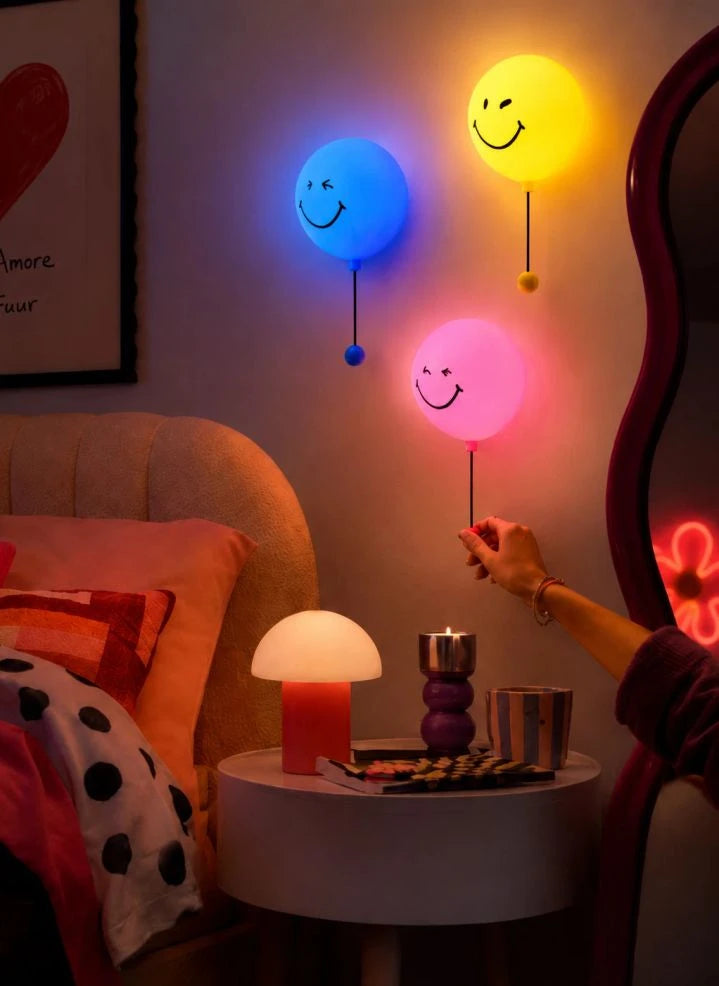 MOB - Bubbly Wall Light - MOB x Smiley World | Yellow