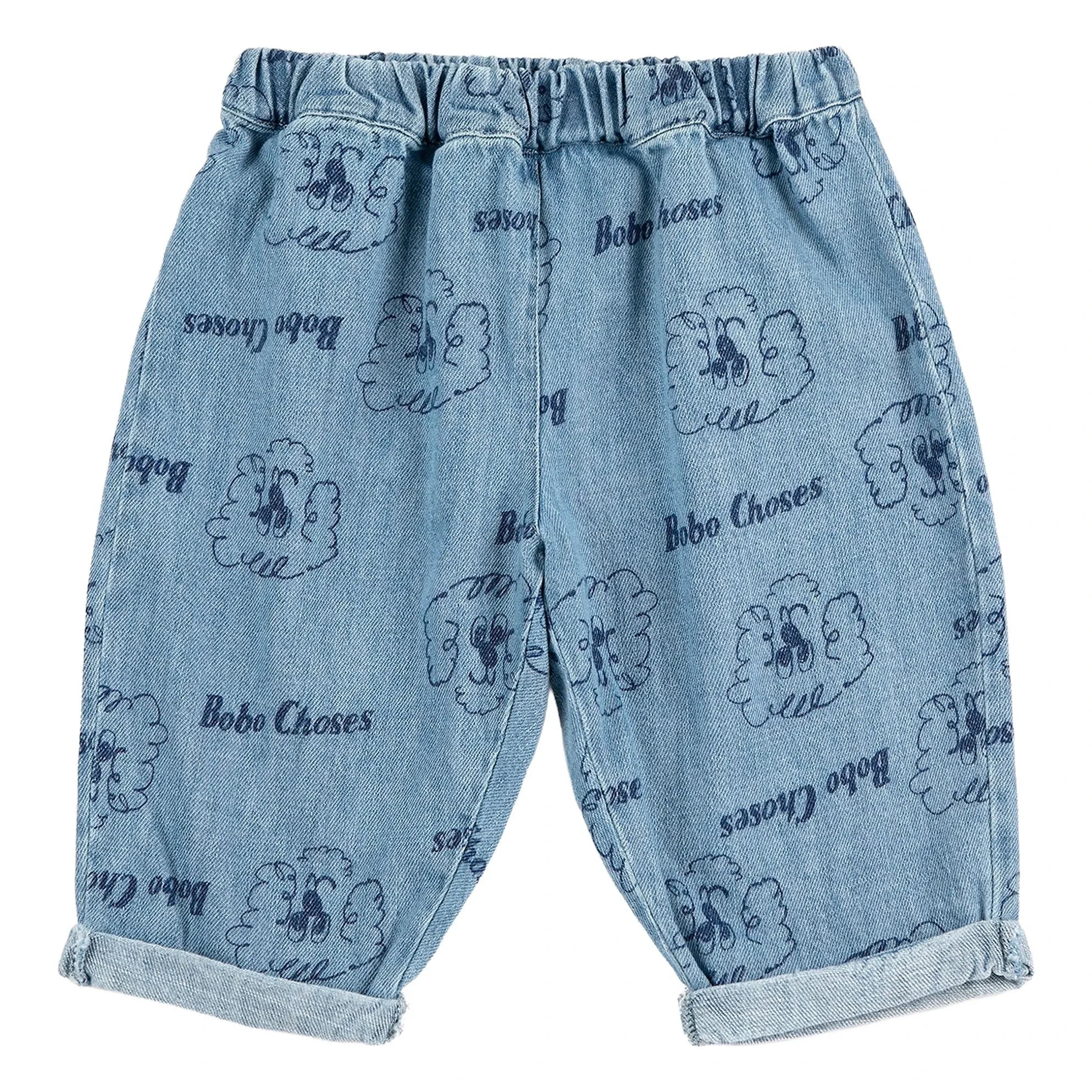 Bobo Choses - Organic Cotton Baby Dog Jeans | Blue