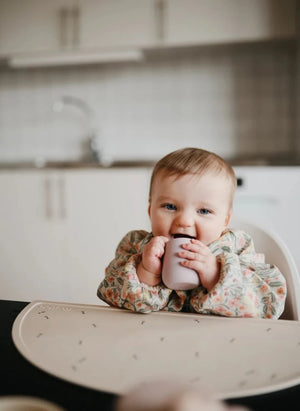 Mushie - Silicone Baby Cup | Lilac