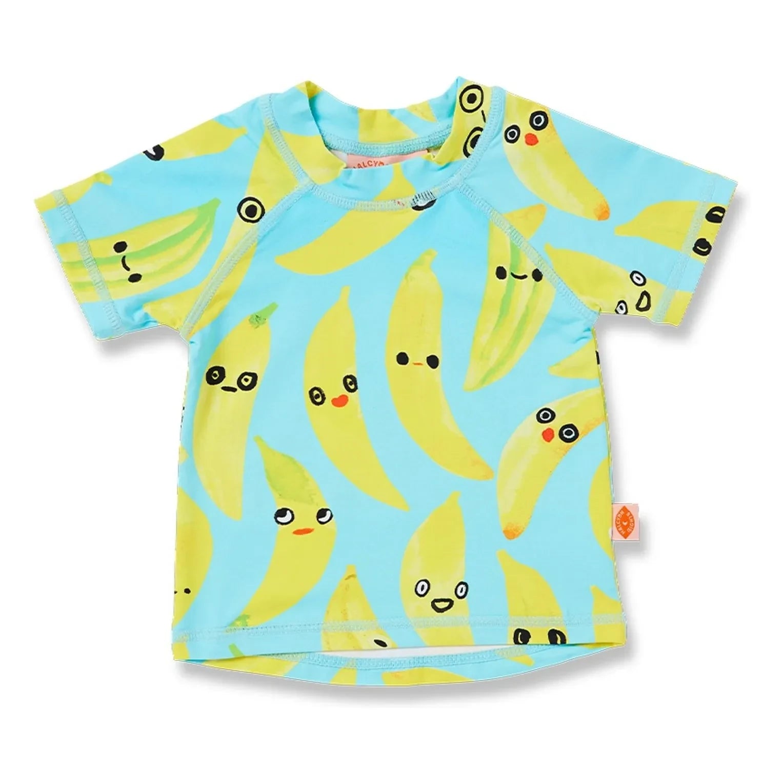 Halcyon Nights - Anti-UV Bath T-Shirt Banana Recycled Fibers | Turquoise