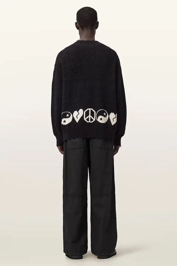 AllSaints Erkek Keten Pantolon ECHO