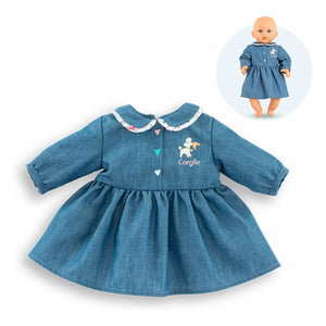 Corolle - Dress for 30 cm Baby Doll from Un Weekend à Paris | Denim Blue