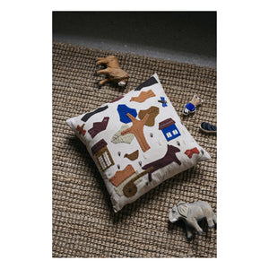 Ferm Living Kids - Village Pillow | Off-white