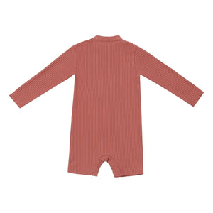 Donsje - Monoah Fish Print Swimsuit | Terracotta Red