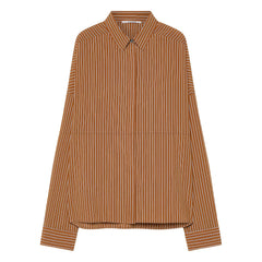 Pomandère - Striped Shirt | Apricot