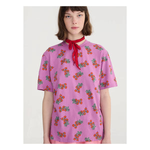 Bobo Choses - Tomato Print Organic Cotton T-Shirt | Purple