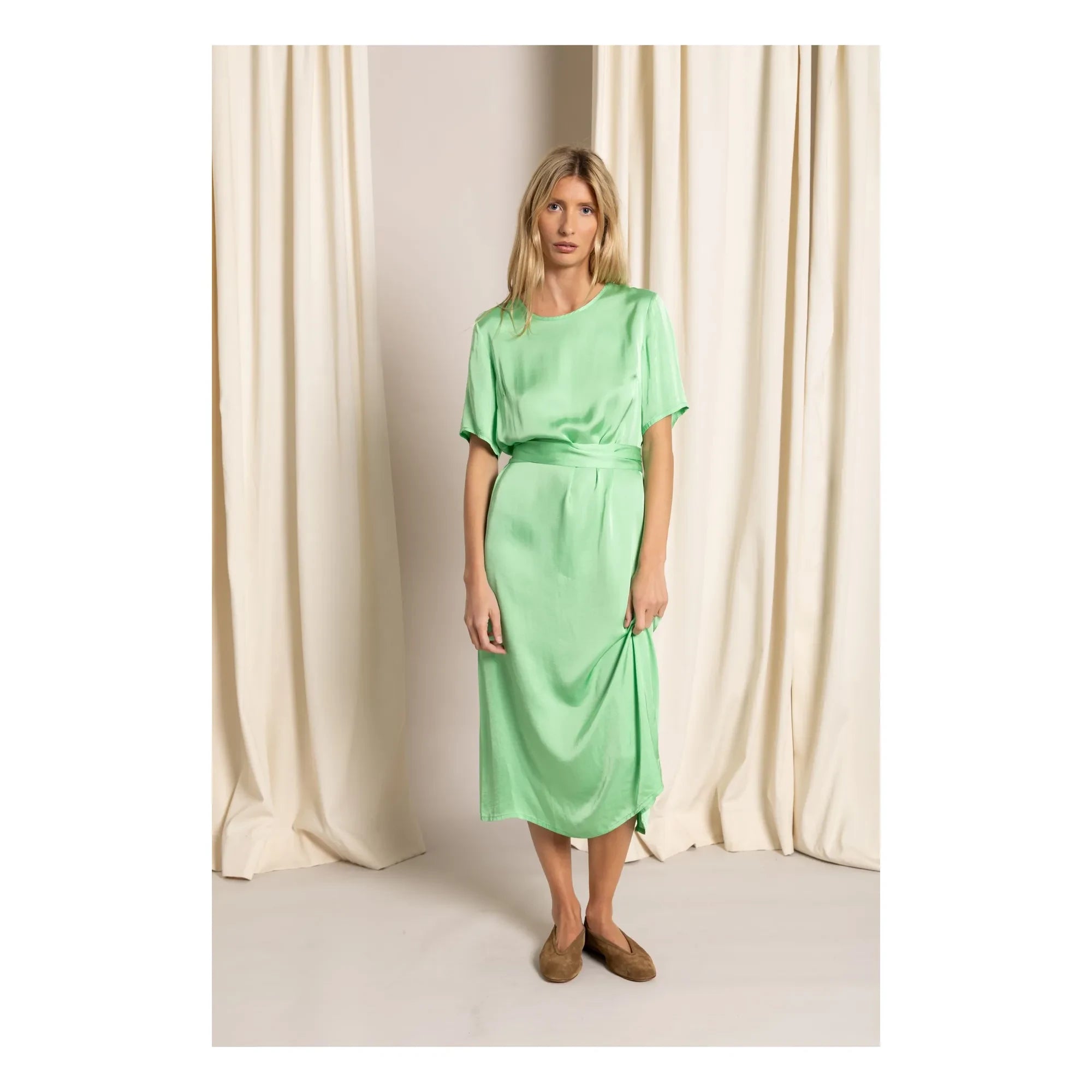 Smallable Woman - Edith T-Shirt Dress | Meadow Green