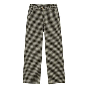 Emile et Ida - Pamuklu Vichy Pantolon | Siyah