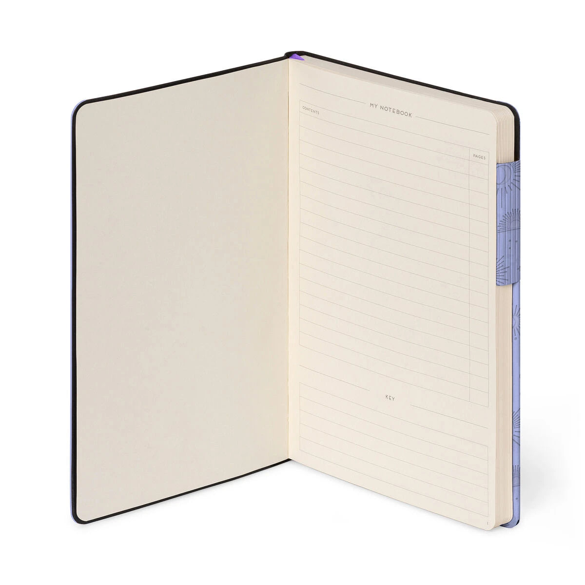 Legami - Lined Notebook with Monochrome Soft Cover - Cosmic Lilac - My Notebook