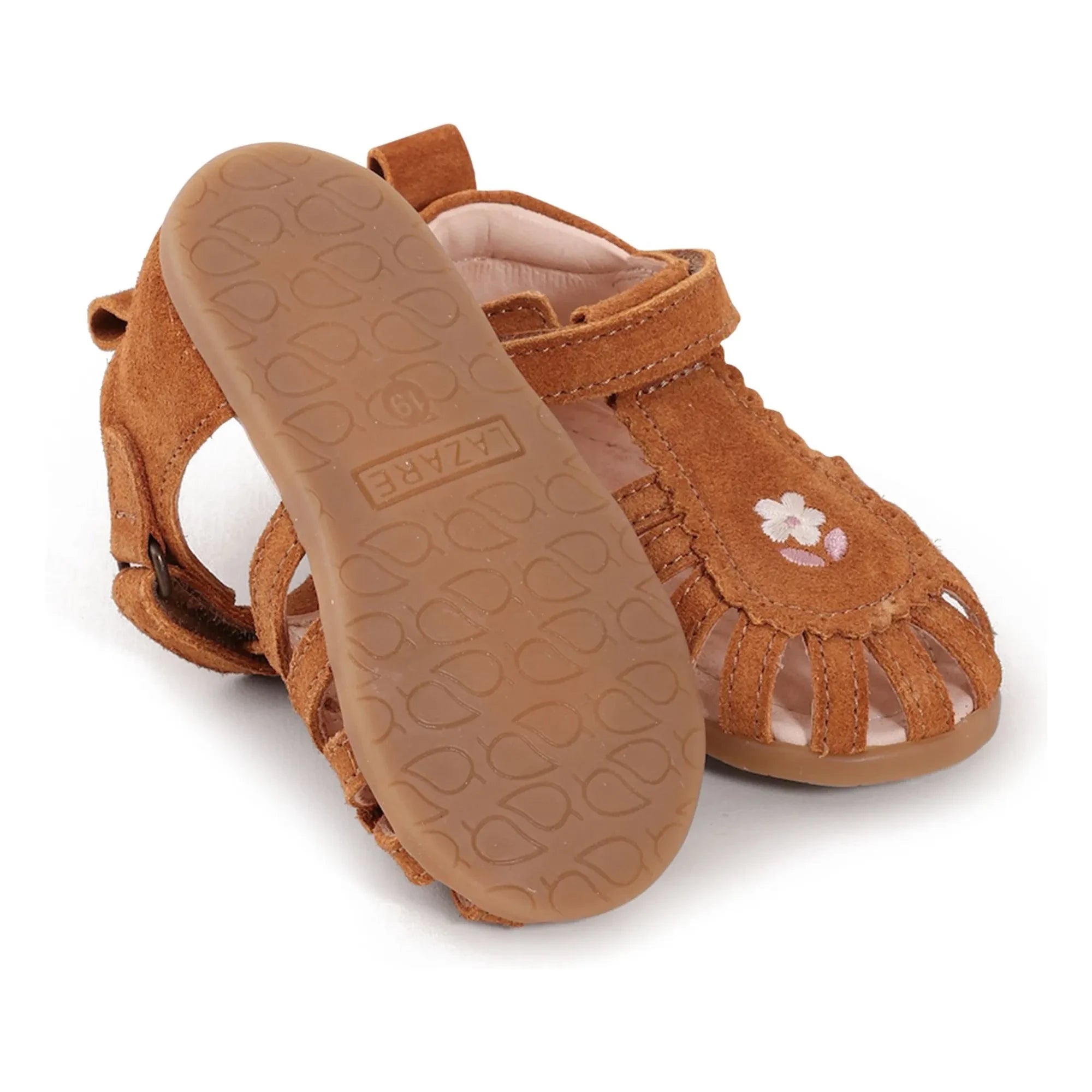 Lazare - Colette Floral Embroidered Sandals | Kamel