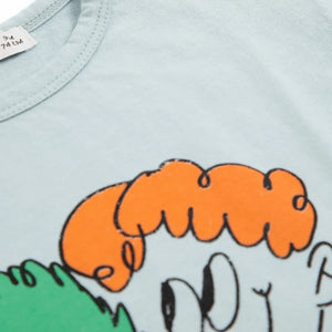 Bobo Choses - Monstre Organic Cotton Baby T-shirt | Light Blue