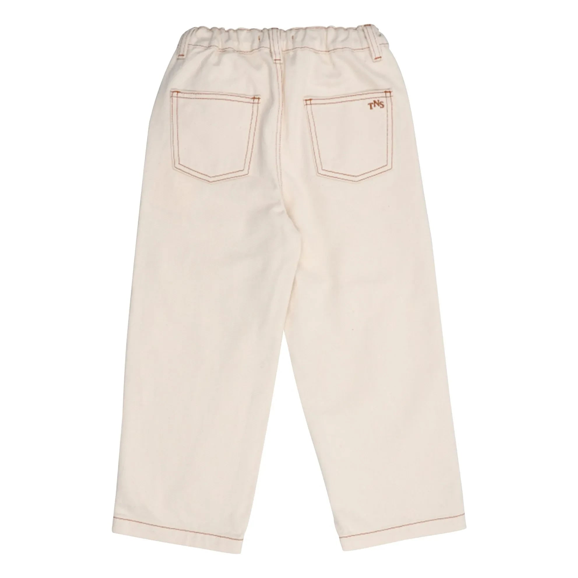 the new society - Organic Cotton Baggy Jeans | Ecru