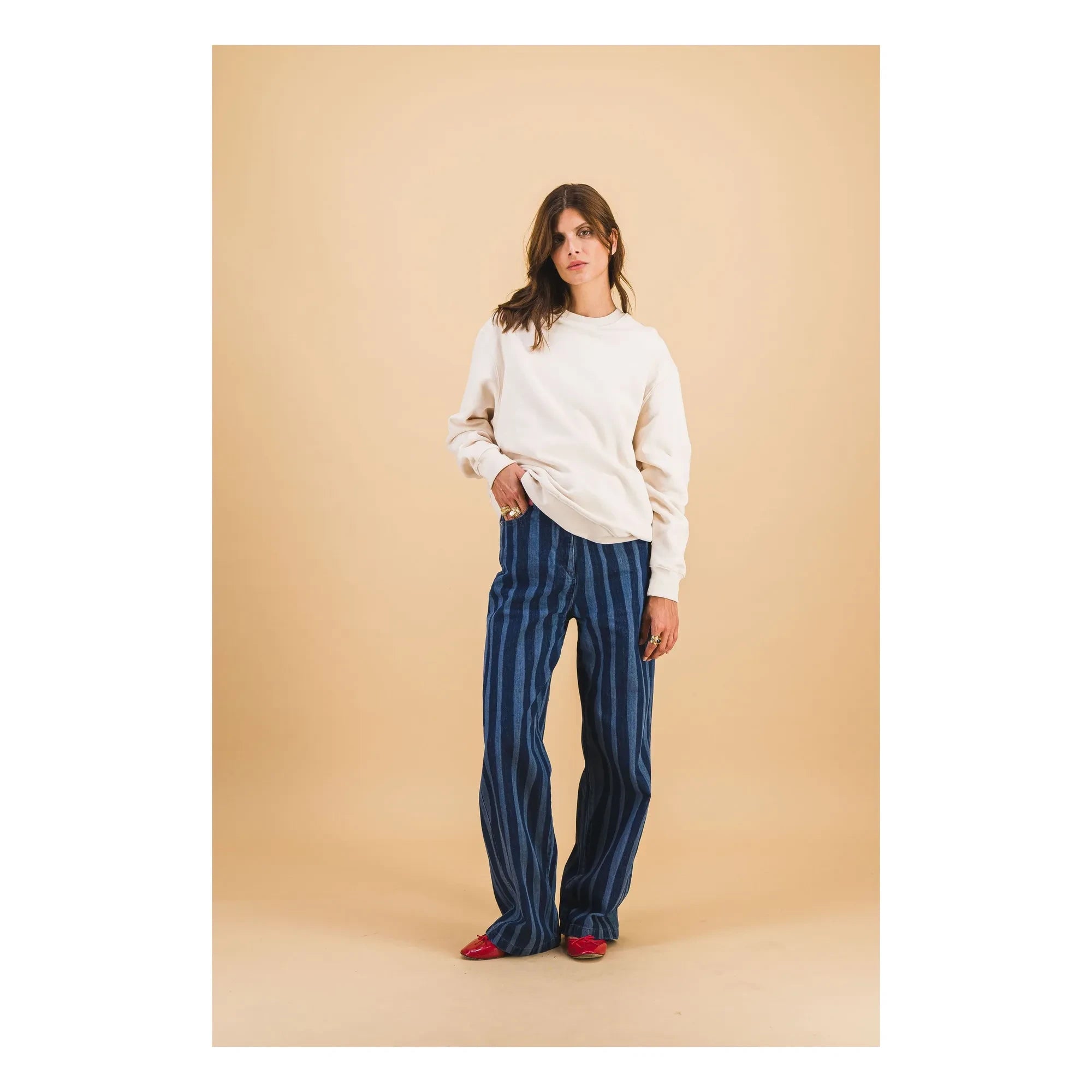 Elise Chalmin - Luigi Pamuk Sweatshirt | Ekru