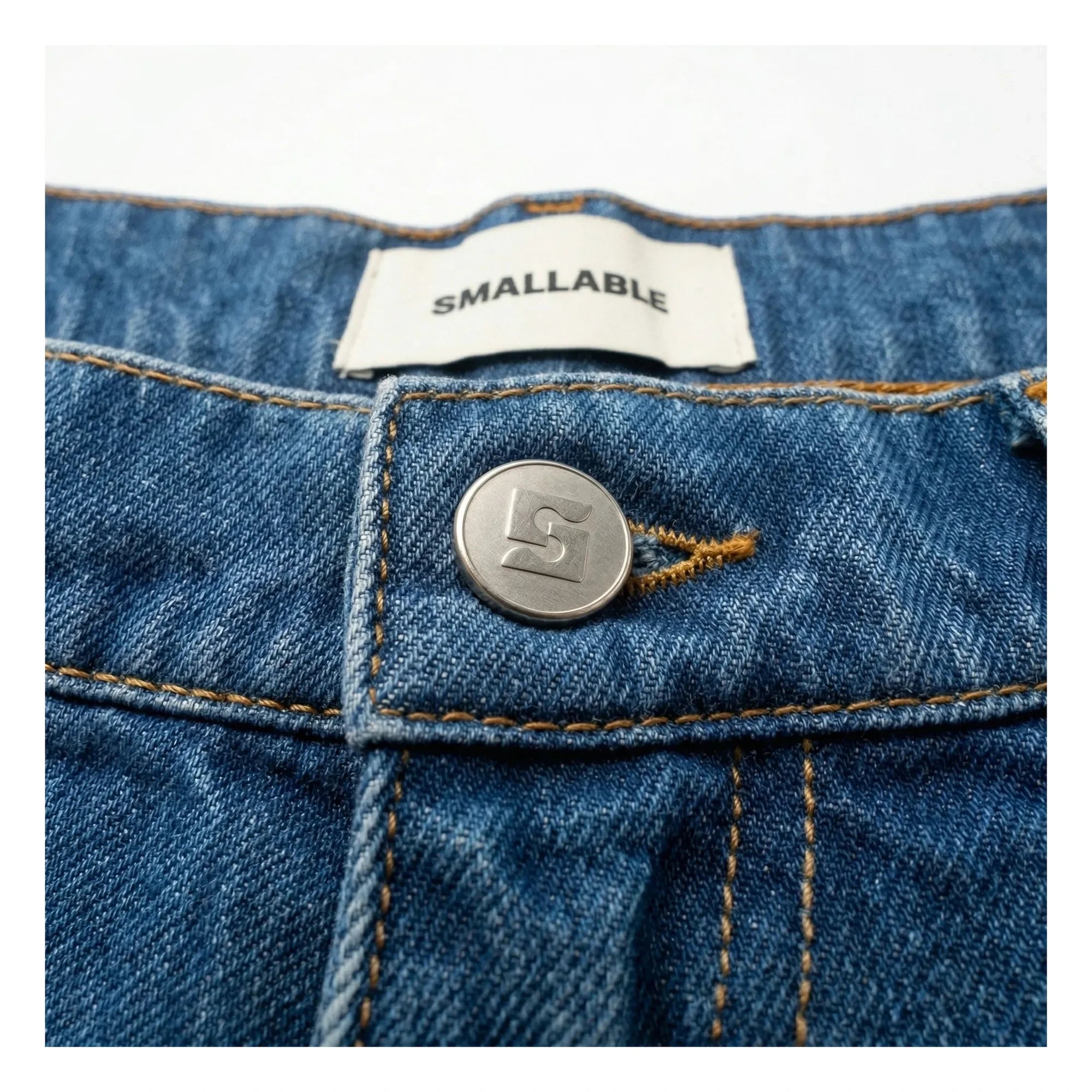 Smallable Woman - Paola Denim Bermuda Shorts | Denim Blue