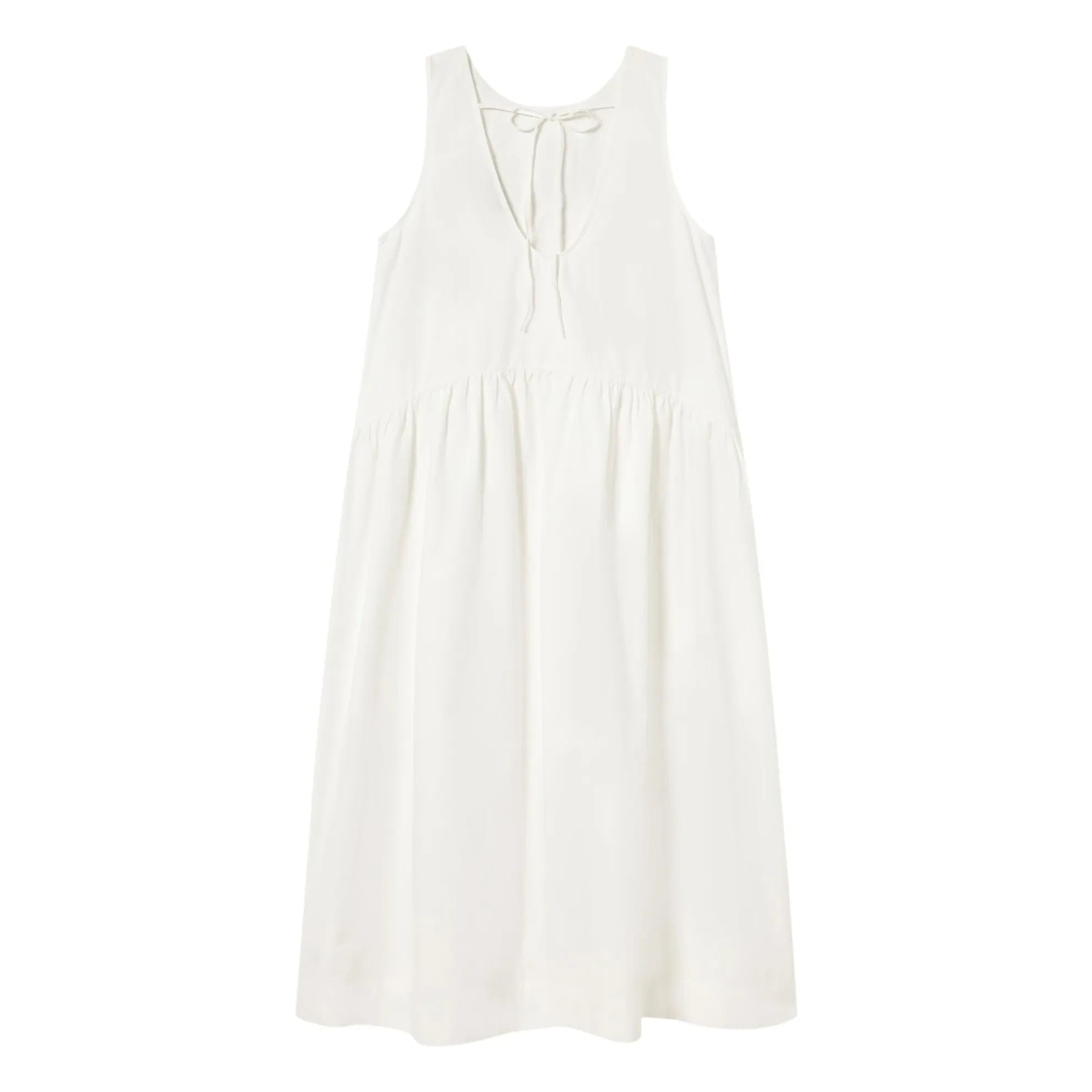 The Tiny Big Sister - Cotton Dress | Off White