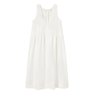 The Tiny Big Sister - Cotton Dress | Off White