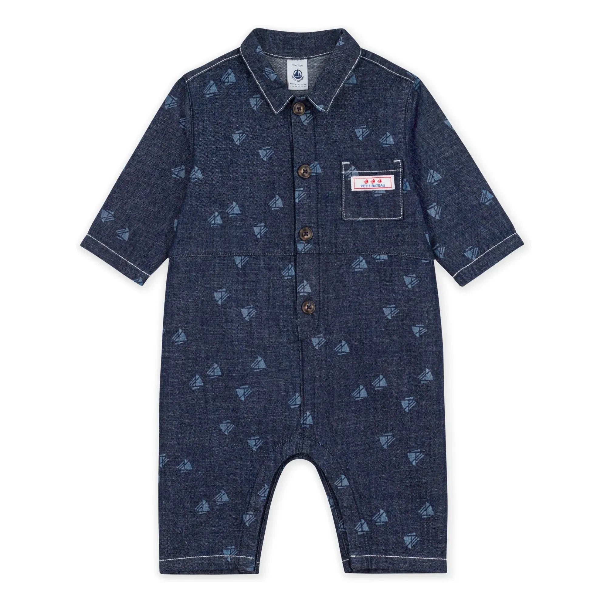 Petit Bateau - Bateaux Denim Organik Pamuk Tulum | Lacivert