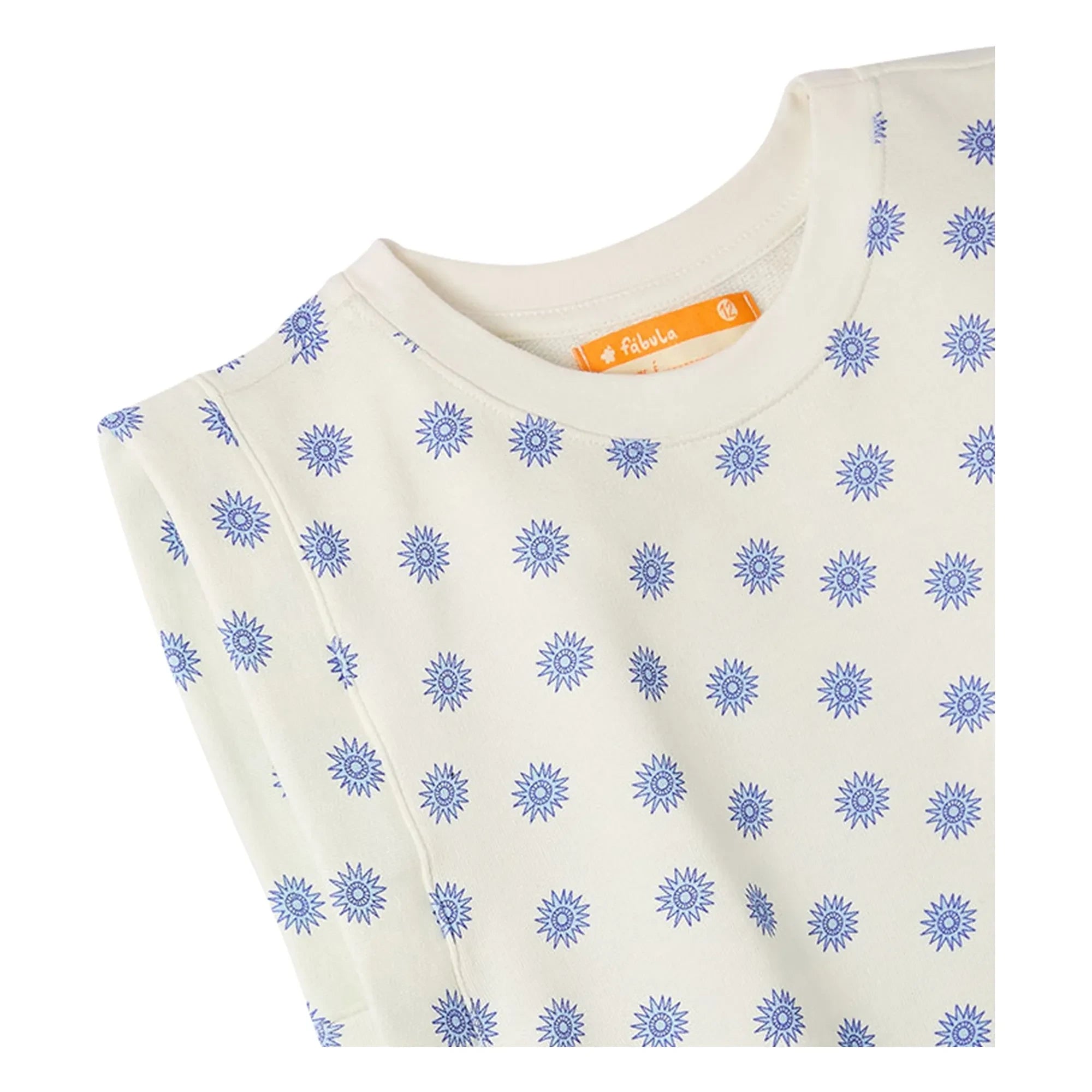 Fabula - Soleils Molton Sleeveless Sweatshirt | White