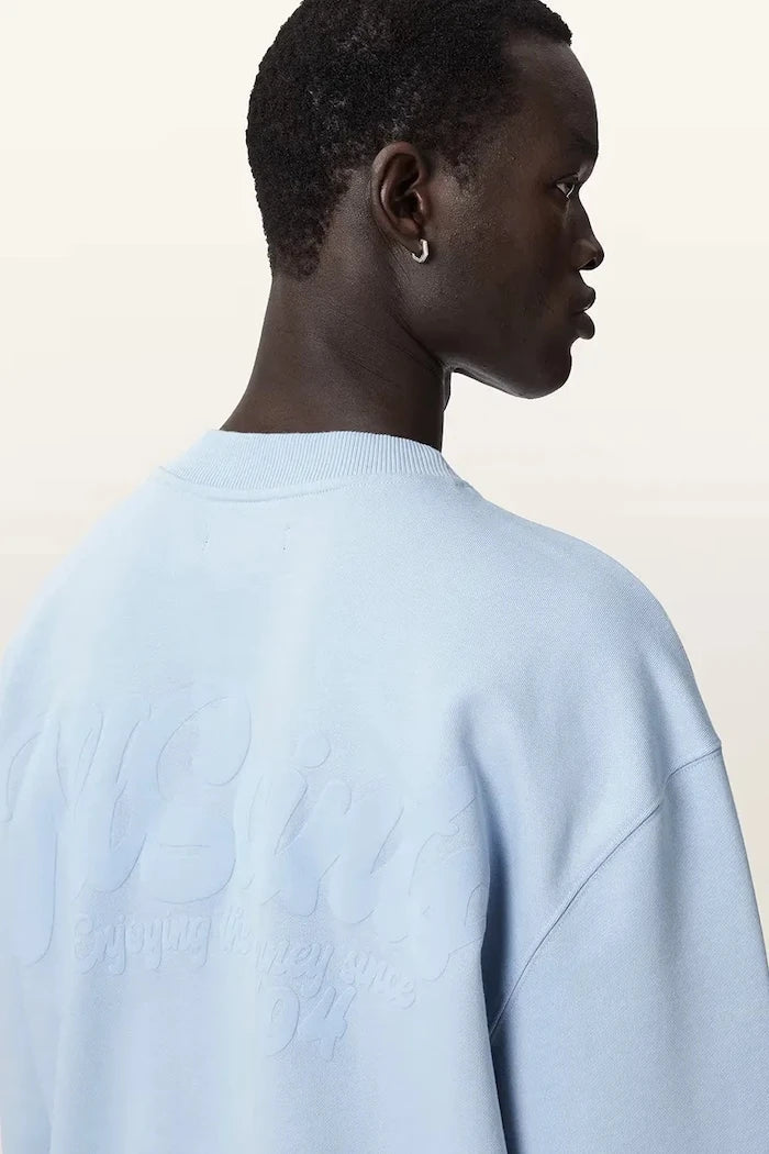 AllSaints ODYSSEY Erkek Pamuklu Oversize Sweatshirt