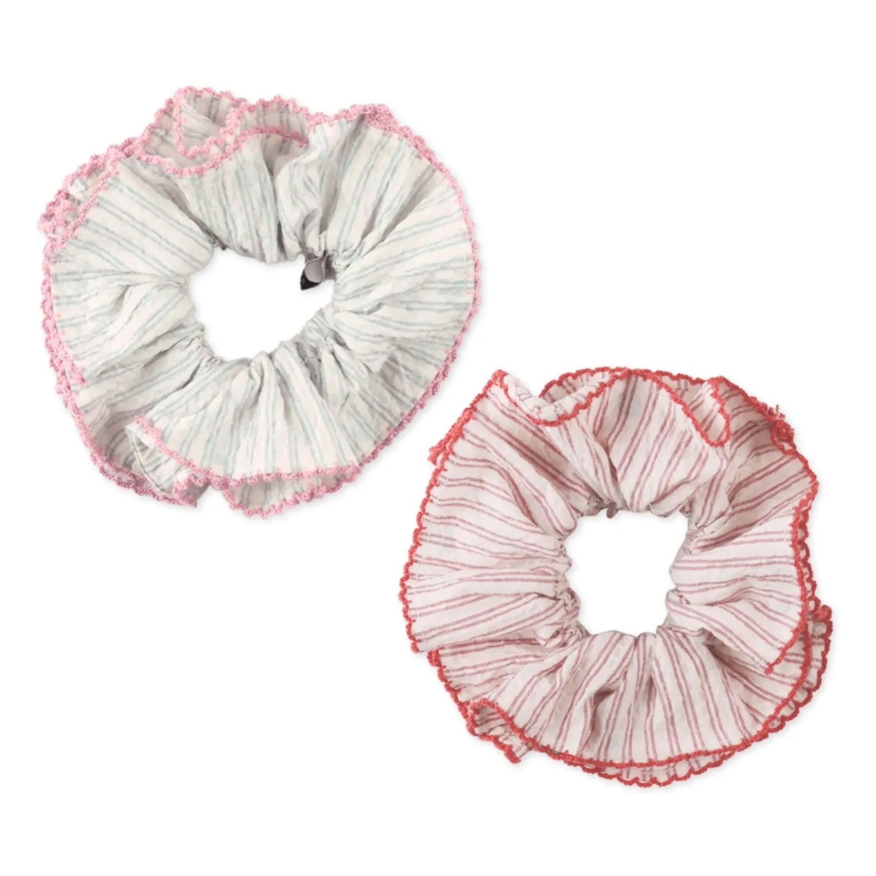 Gingersnaps - Set of 2 Striped Rue Chouchous | Ecru