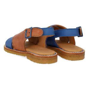 Angulus - Contrast Sandal Leather | Royal Blue