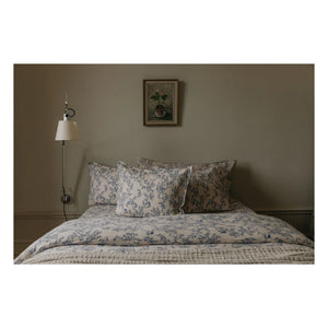 garbo&friends - Jardim Pillow Cover, Cotton Muslin | Cobalt