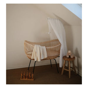Bermbach Handcrafted - Lola Wicker Crib - Cotton Rope