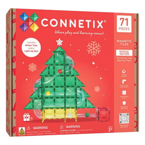 Connetix - Christmas Tree Ball Pit Set - 71 Pieces