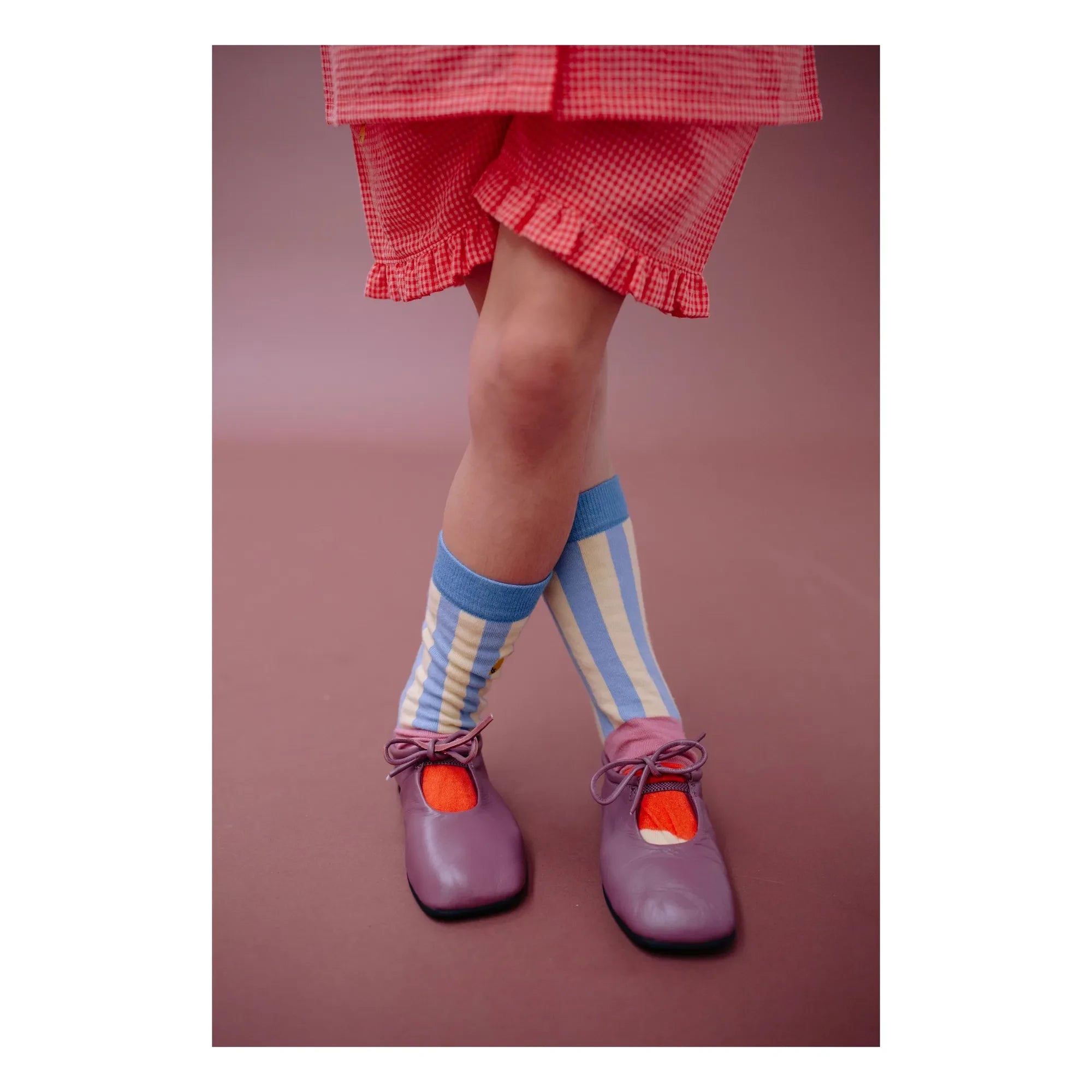 Sticky Lemon - Striped Socks | Blue