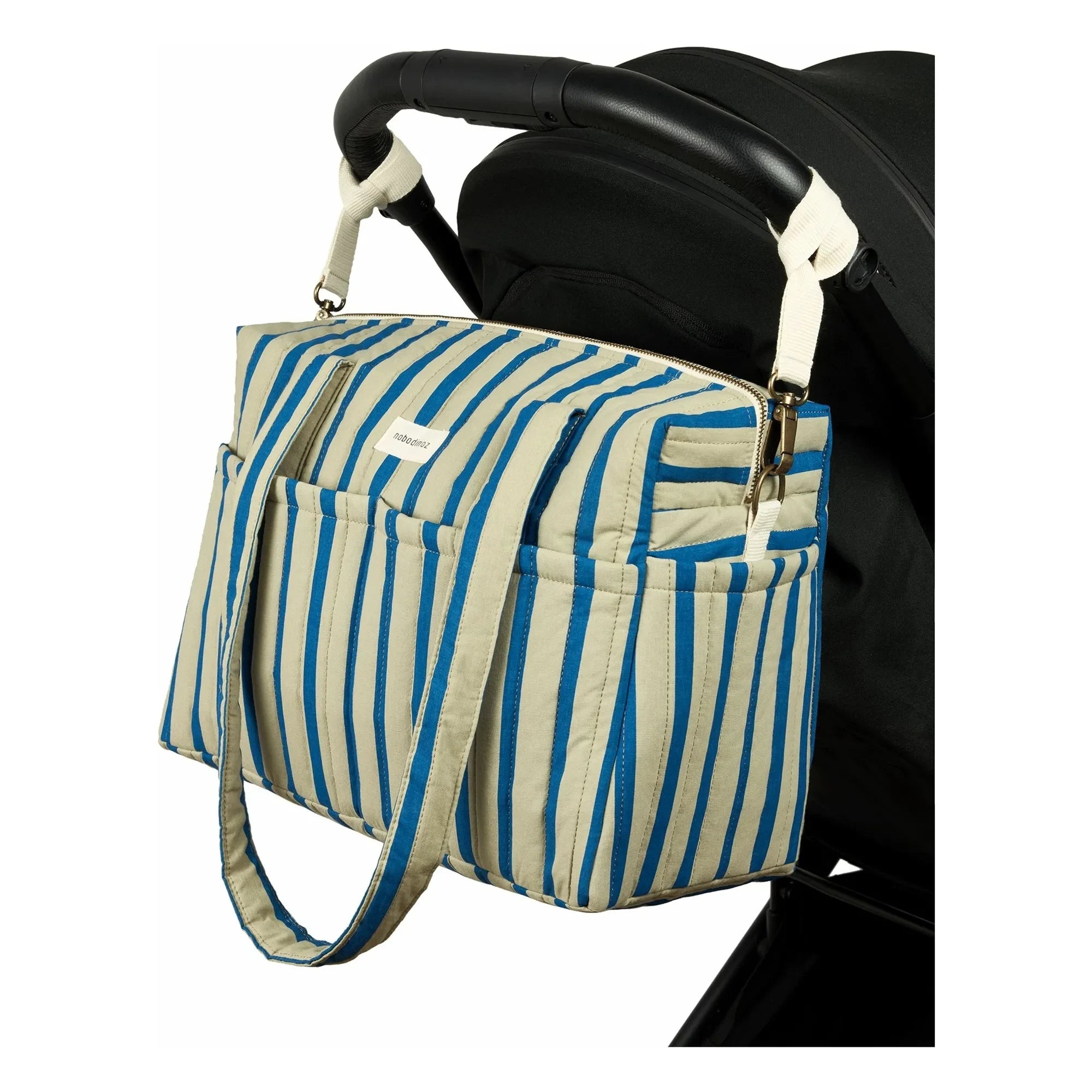 Nobodinoz - Stories stroller bag | Blue