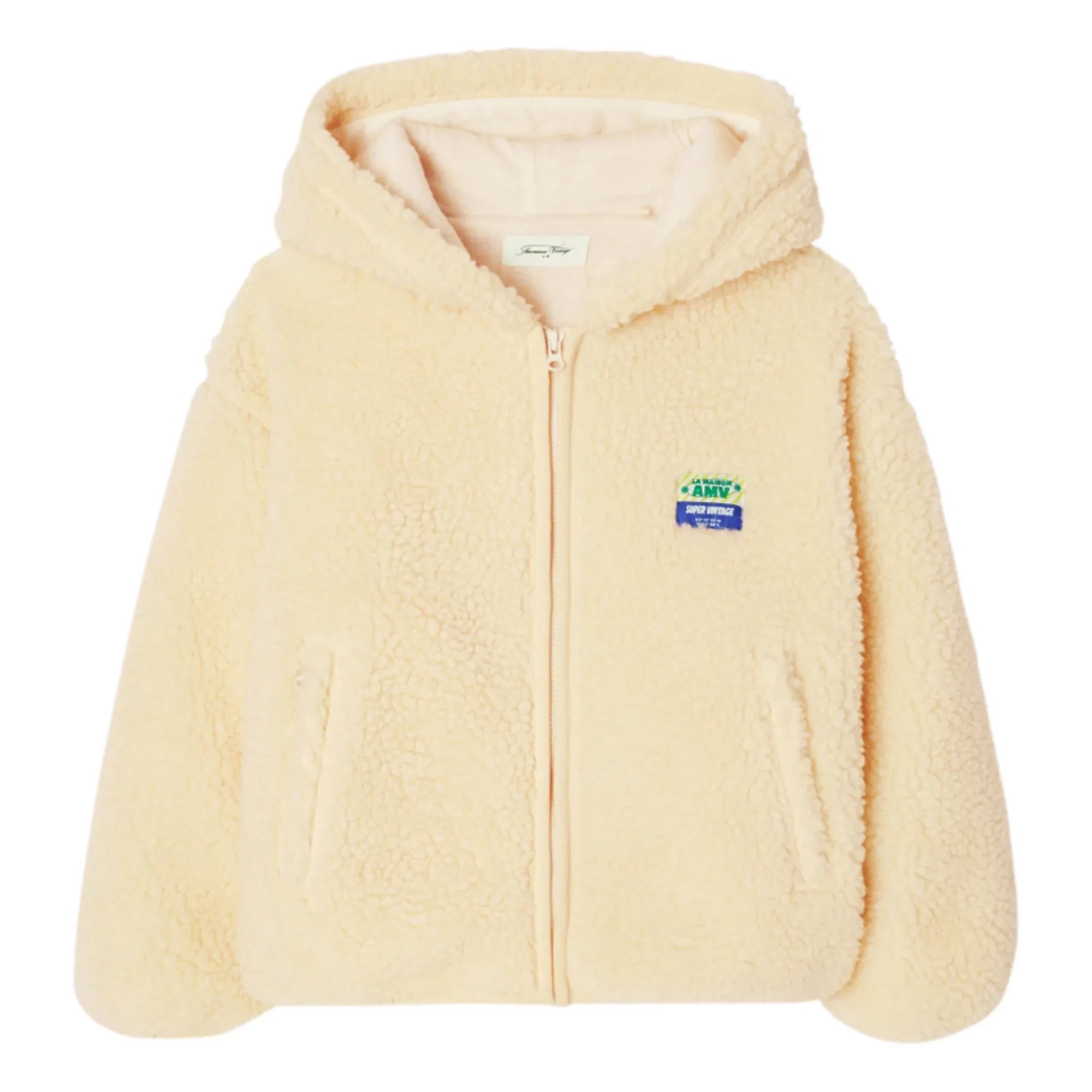 American Vintage - Hoktown Sherpa Hooded Jacket | Ecru