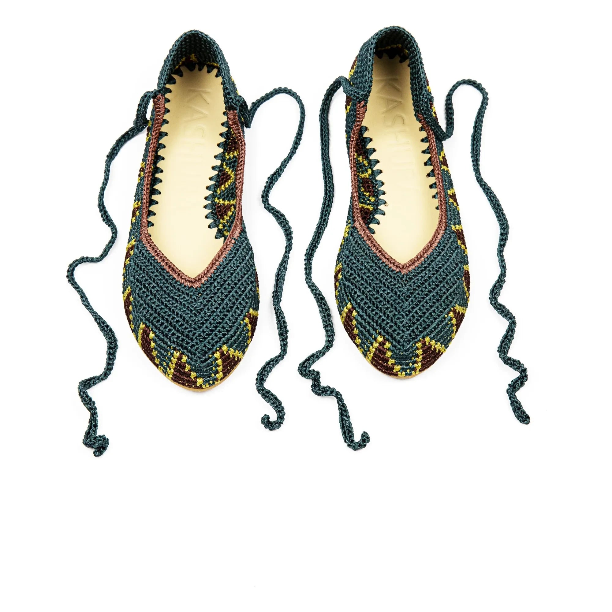 Kashura - High Seaweed Blue Loafers | Peacock Blue