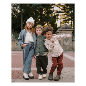 Rylee + Cru - Green Varsity Jacket