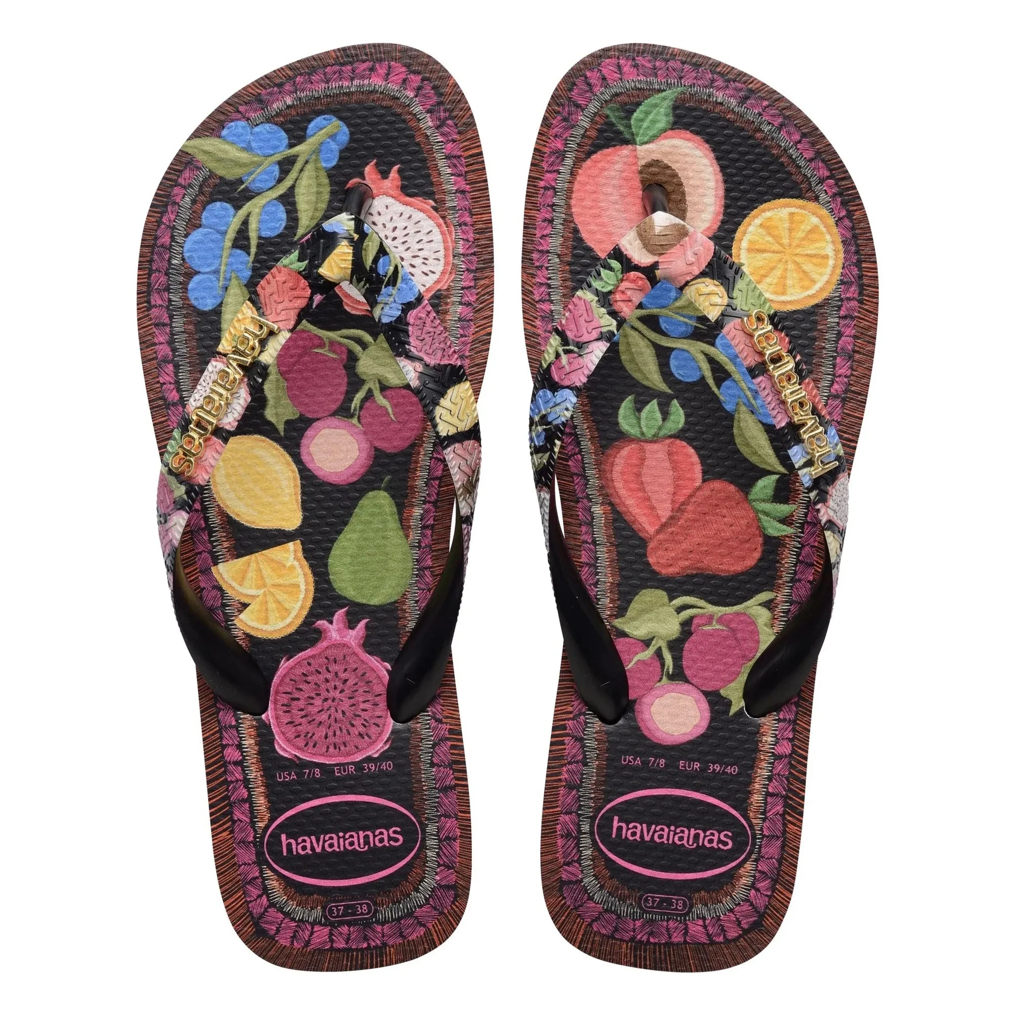 Havaianas - Top Tropicalia Vibes Flip Flops | Black