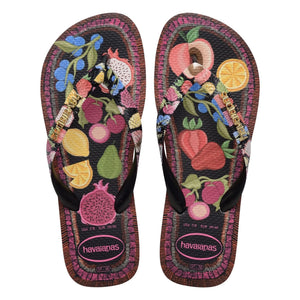 Havaianas - Top Tropicalia Vibes Flip Flops | Black