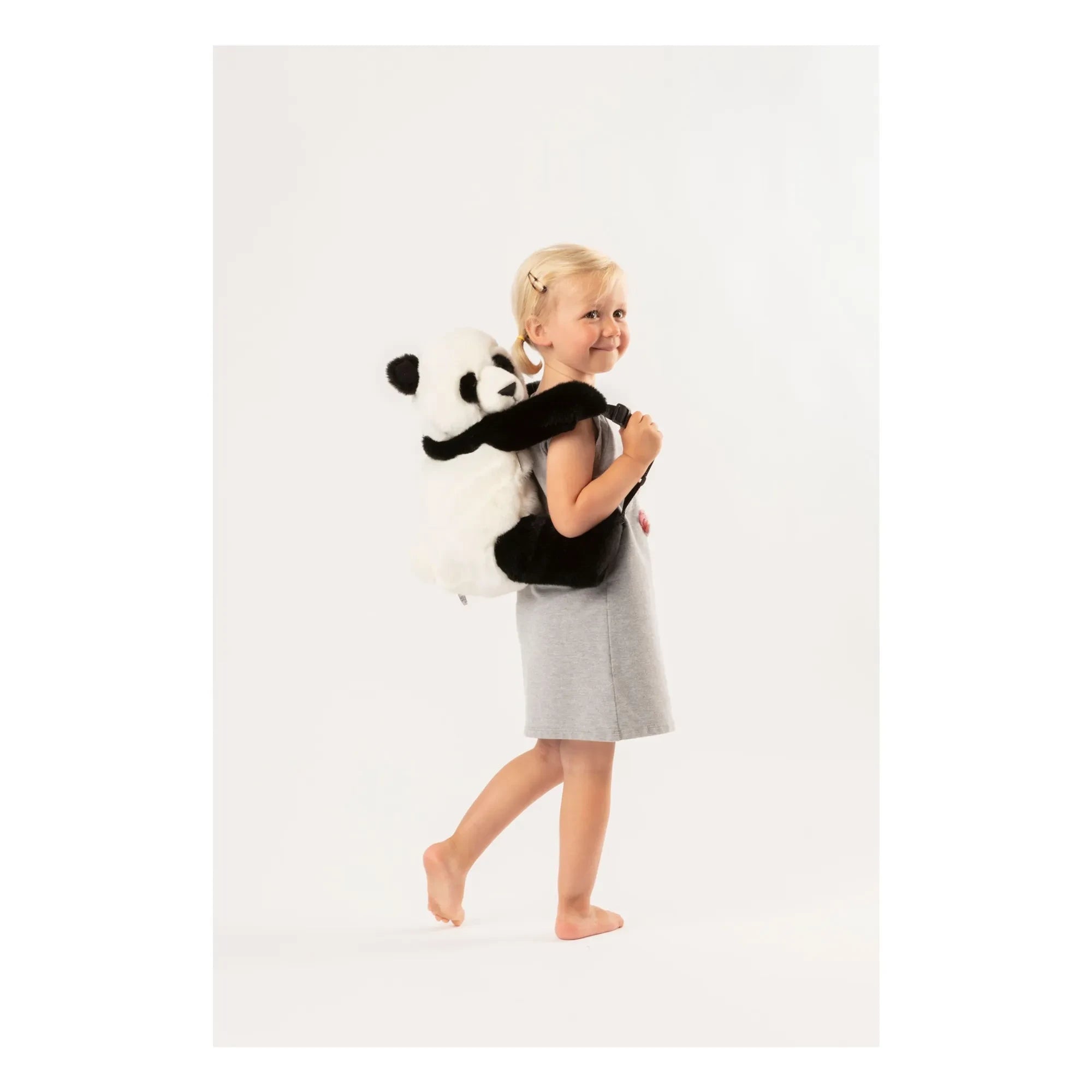 Wild & Soft - Panda Backpack | Noir/Blanc