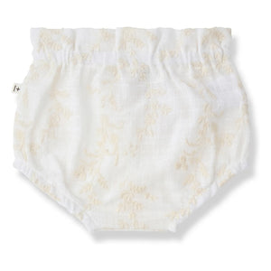 1+ in the family - Ulia Embroidered Bloomer | Ecru