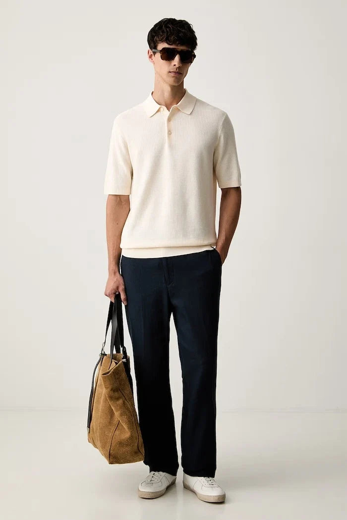 Scotch & Soda erkek pamuklu yakalı tişört
