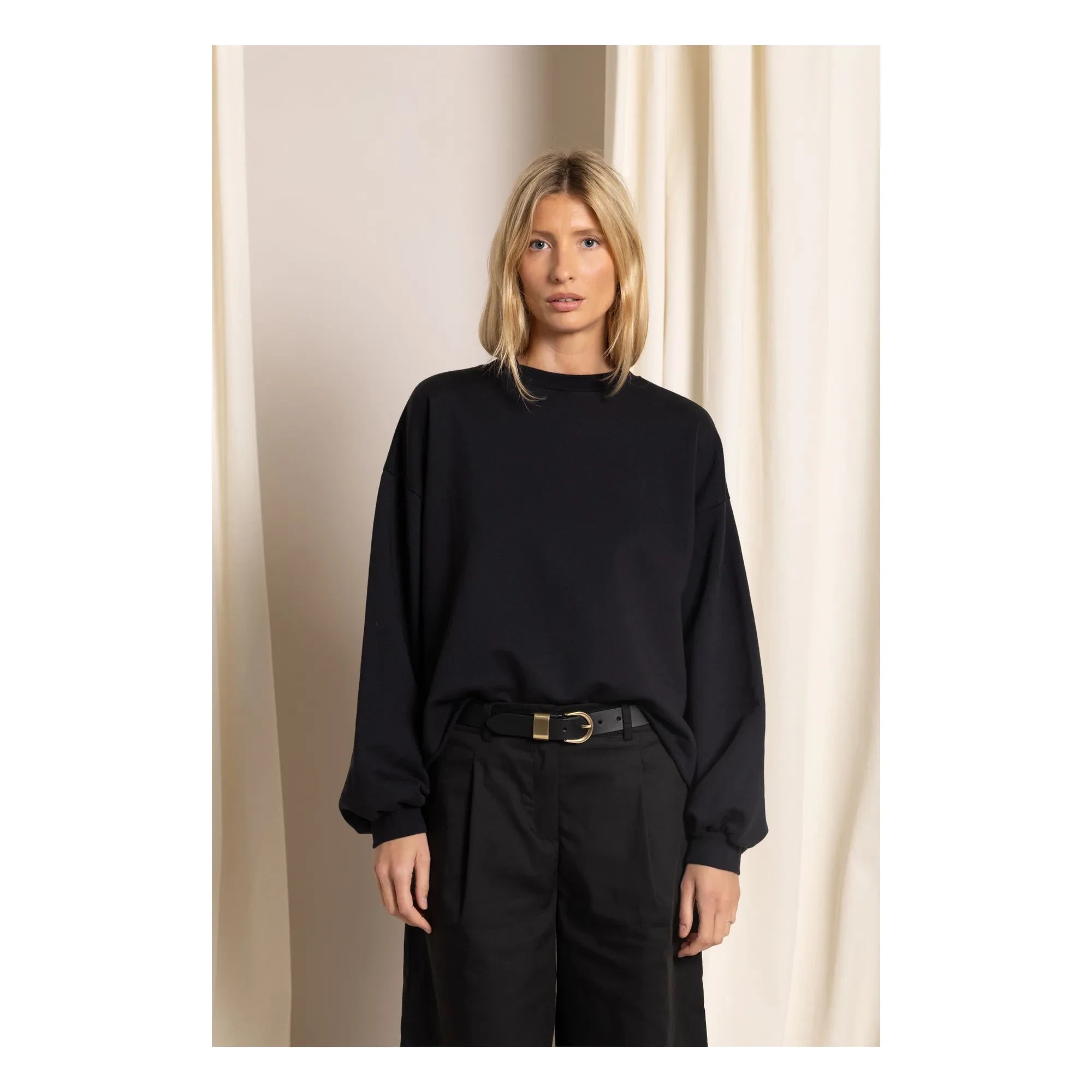Smallable Woman - Bria organic cotton sweatshirt | Black
