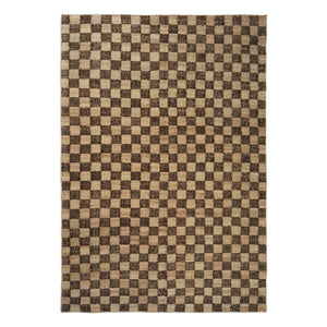 Ferm Living - Plaid Wool and Jute Rugs | Brown