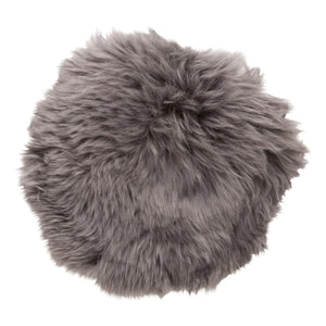 Hübsch - Sheep Leather Pillow | Gray