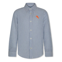 AO76 - Alan Lobster Striped Shirt | Blue