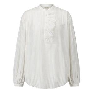 Laurence Bras - Fava Cotton Blouse | White