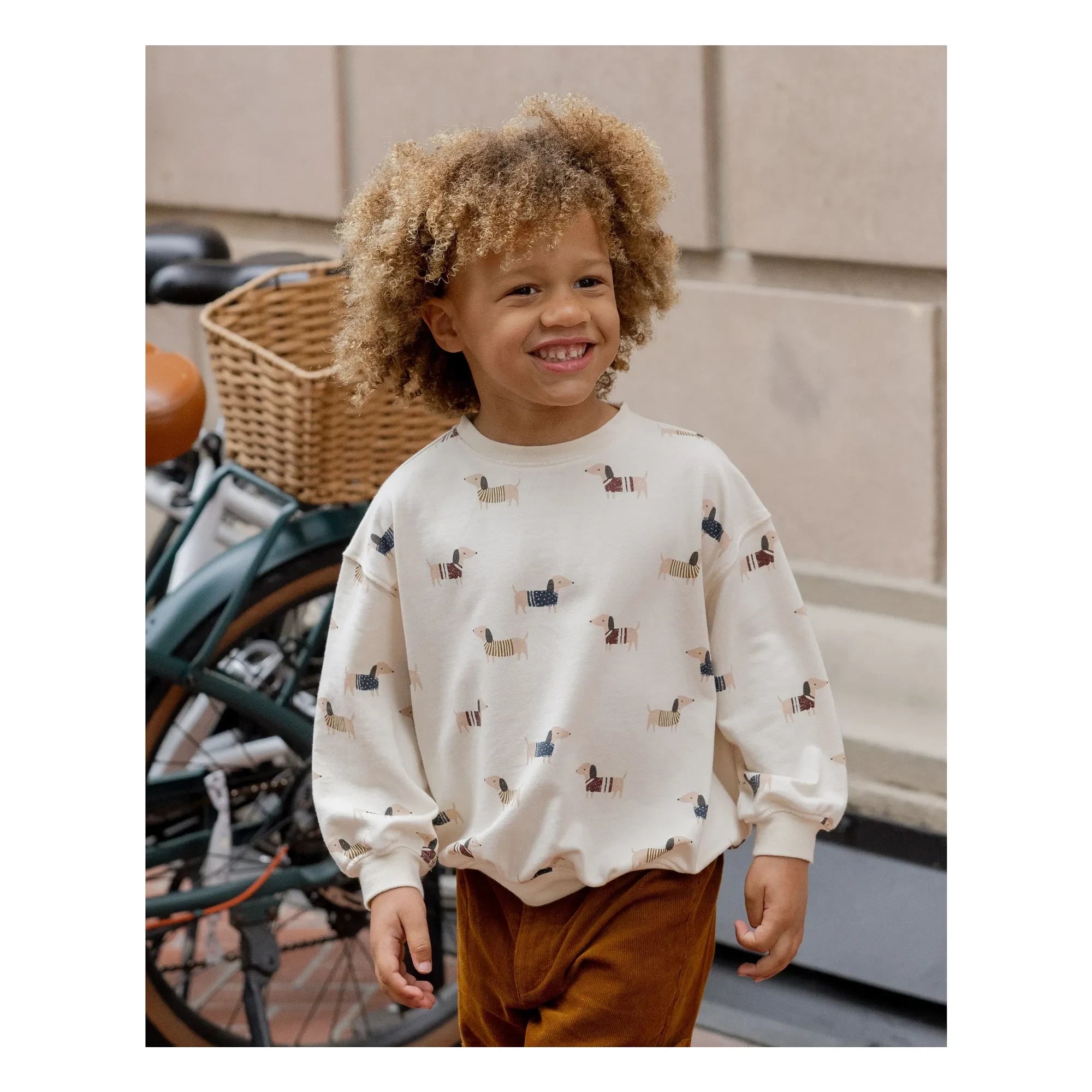 Rylee + Cru - Christmas Dogs Sweatshirt | Ivory