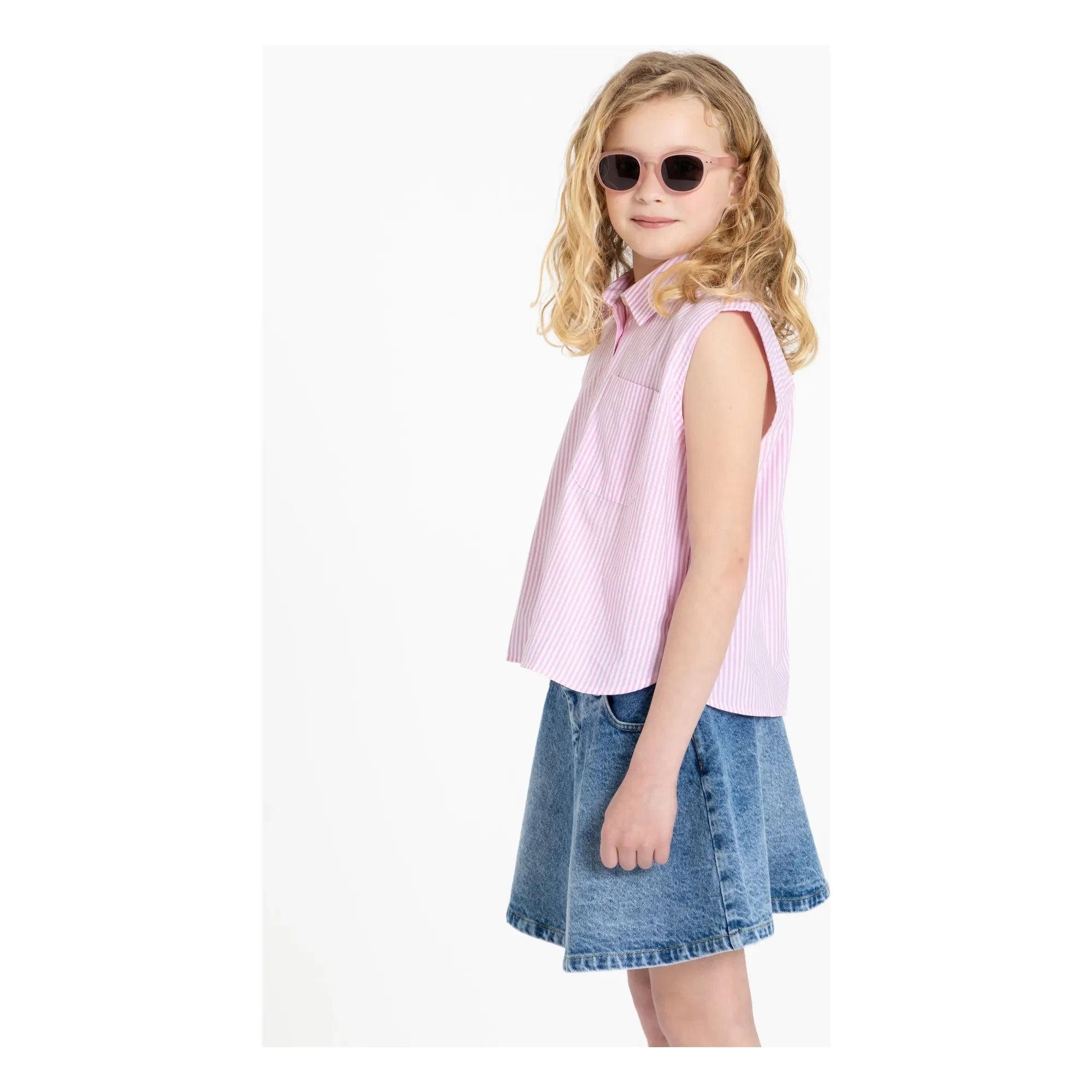 Finger in the Nose - Denim Joplin Skirt | Blue