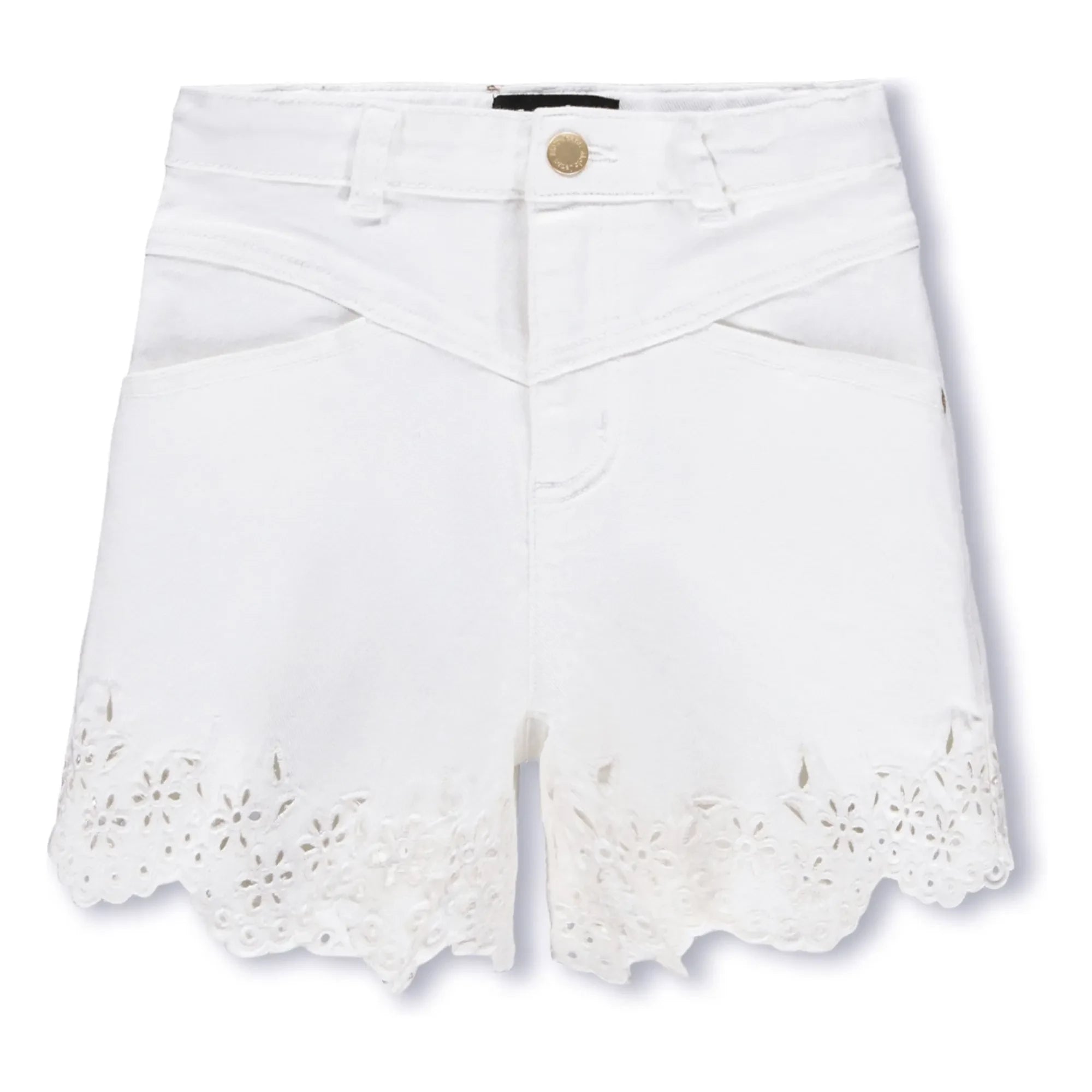 Molo - Adalyn Denim Shorts | White