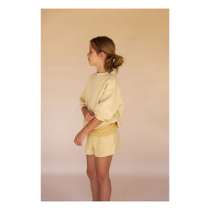 Longlivethequeen - Boxed Sweatshirt | Pale Yellow